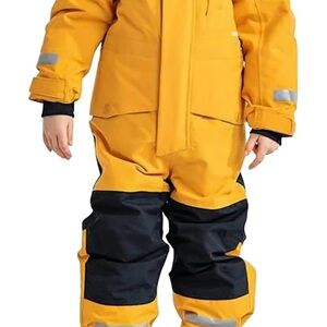 Yellow and Black Snowsuit